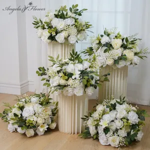 A8105 45cm White Wedding Table Centerpieces Ball Aisle Floor Flower